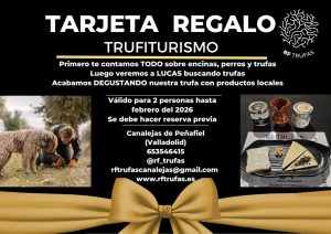 Tarjeta regalo trufiturismo RF Trufas